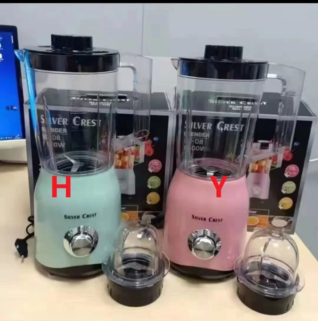 1.5L electric silver crest heavy duty fruit 1500W mixer grinder juicers blenders