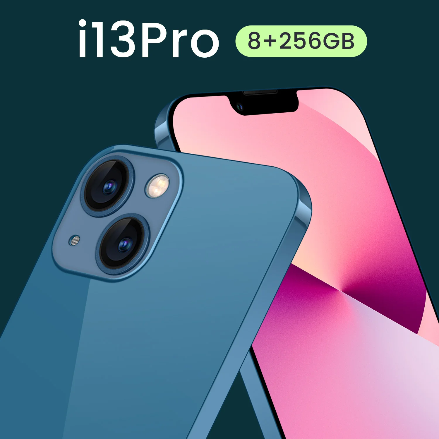 2021 оригинальный телефон i13 Pro 6 7 дюймов Android смартфоны 12 Гб + 512 ГБ 10 ядер 5G LET сотовые телефоны 2 камеры