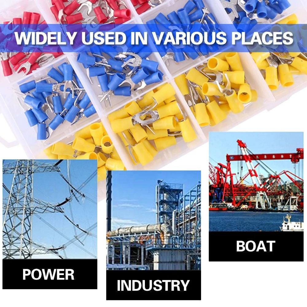 BAOTENG hot sale SV Copper PVC cable 2mm wire spade fork type terminal lug