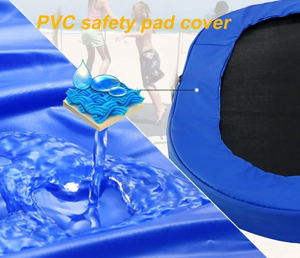 Popular Mini Oval Kids Jumping Toys Trampoline With Handle