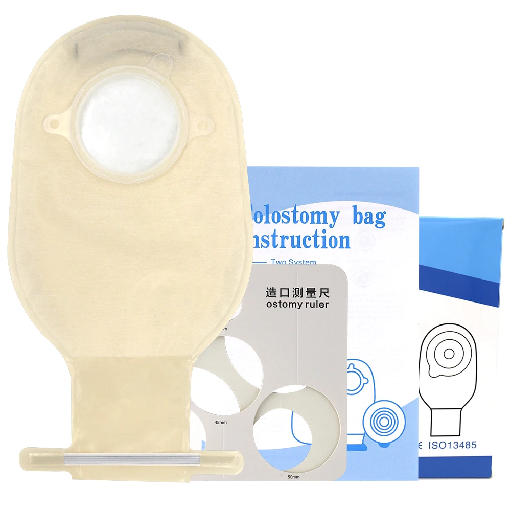Colostomia Y1908 2-piece System Ce Wheels Skin Piece Colostomy Bag Ostomy Bag Pediatric Flange 45mm 7 Days 3 Years Max Cut 45mm