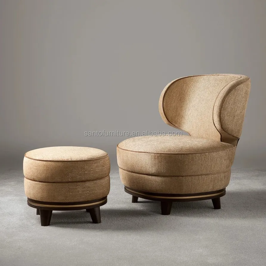 New Design Egg Shaped Sofas,Armchair Round Velvet Luxury Living Room Cheap Lounge Chairs Ottoman