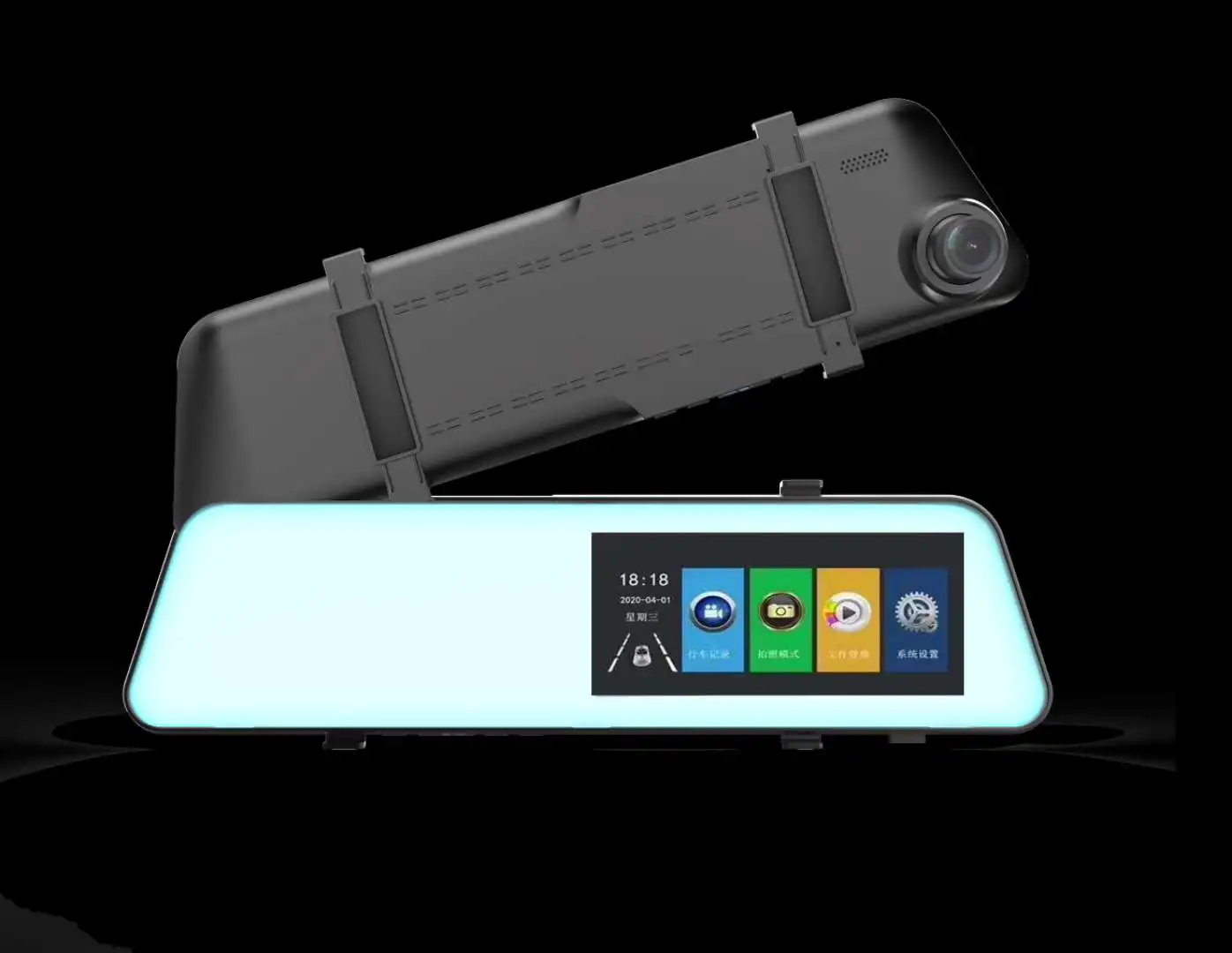 Зеркало-видеорегистратор 1080P 5 дюйма сенсорный