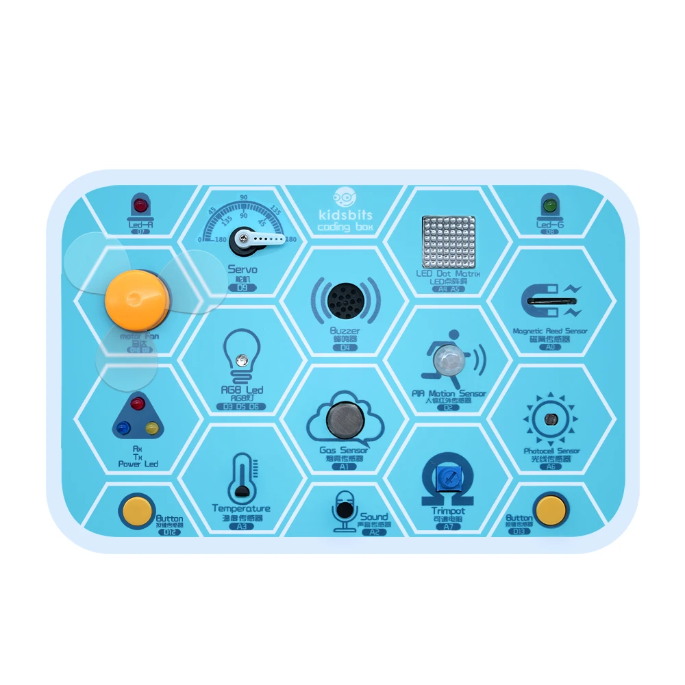 Kidsbits coding box V1.0 starter kit for Arduino starter kit STEM Education 7+