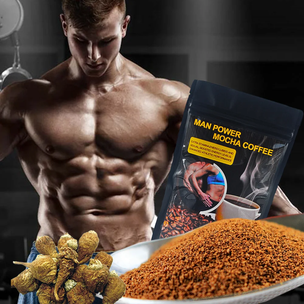 Кофе Man Power с экстрактом Tongkat Ali Maca здоровые травы частная торговая марка индивидуальные