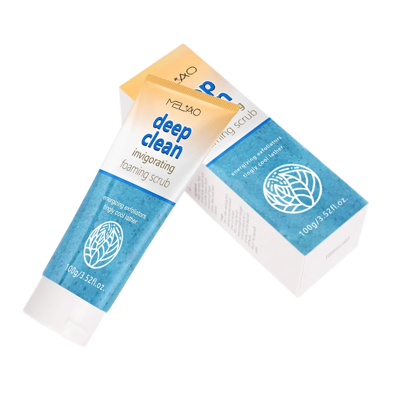 100% pure organic Body Exfoliating Peel Gel Facial Skincare Deep-Cleaning Daily Face Exfoliator Pore Minimizer Blackhead Remover