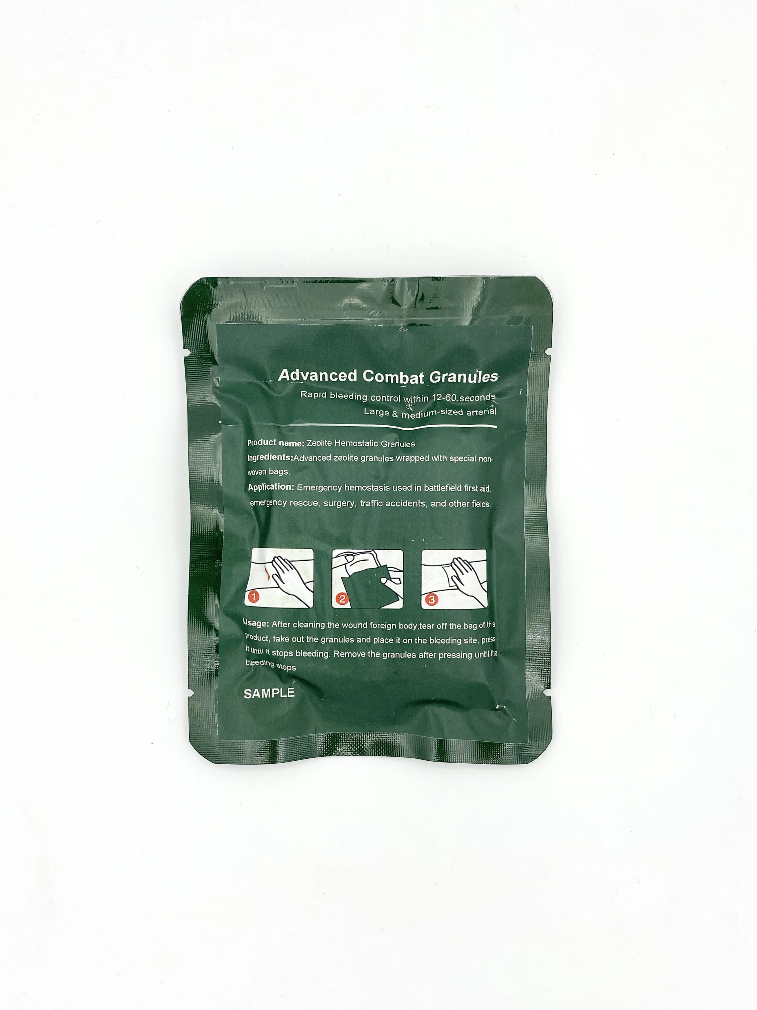 Better than celox gauze of  tactical tourniquet only 30S  zeolite hemostatic granules hemostatic dressing tourniquet tactical