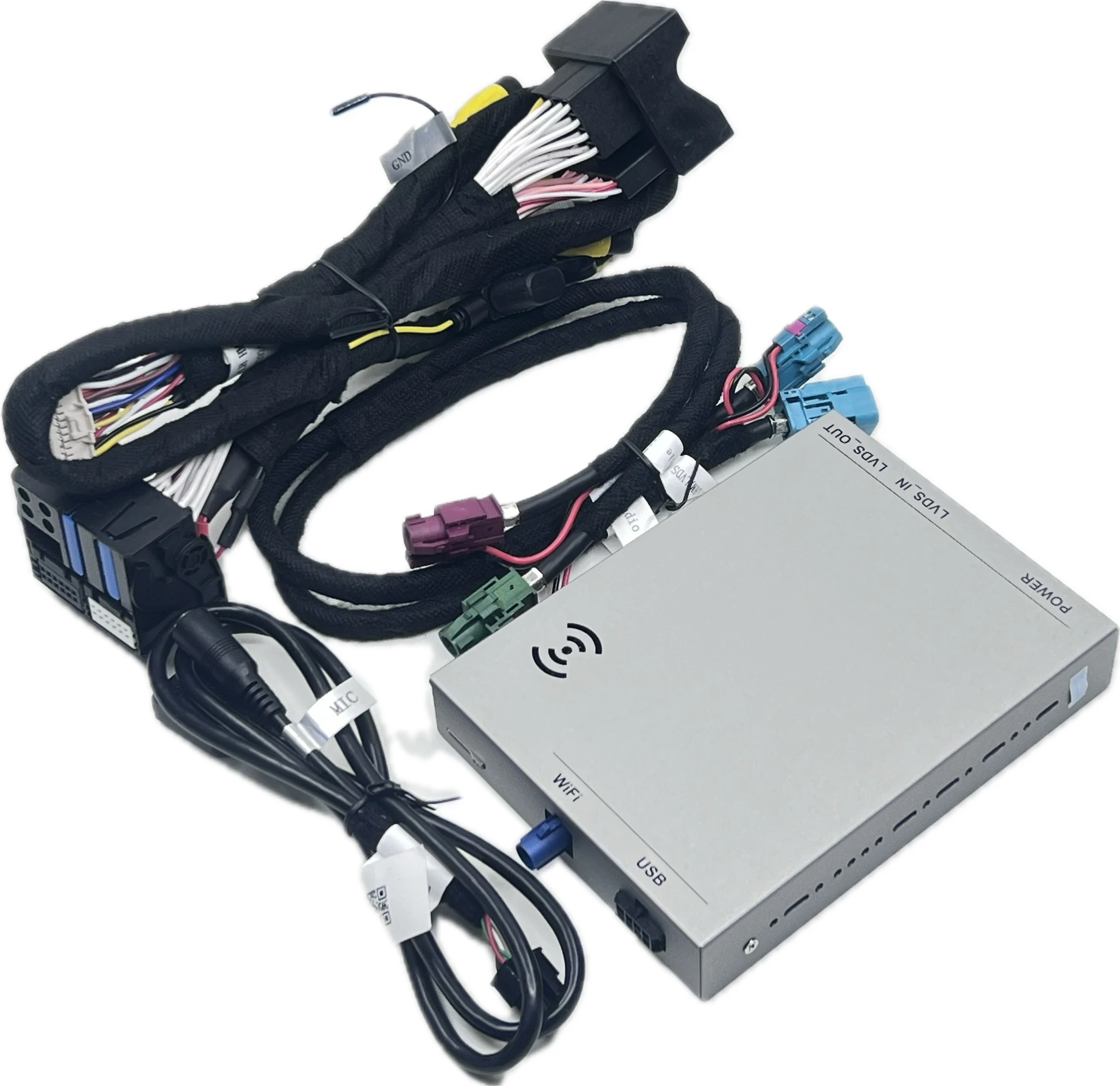 Exploter LVDS RGB Wireless CarPlay Android auto interface for Jaguar F-Type Land rover Harman 8 inch Head Unit