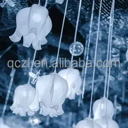 New 2 m Lily of the Valley Flower Orchid Chandelier Stage Window Hanging Lights Ceiling Wedding Layout Backdrop Light