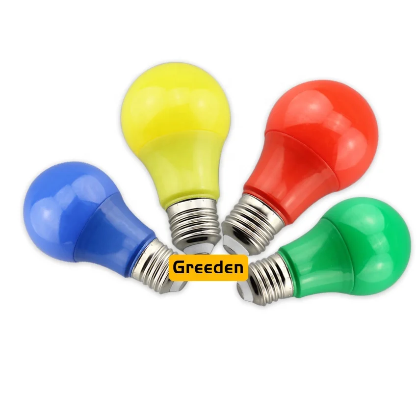 Perfect quality model A19 A60 3W 5W 7W 9W led color light color bulb from professional LED manufacturer for decoration
