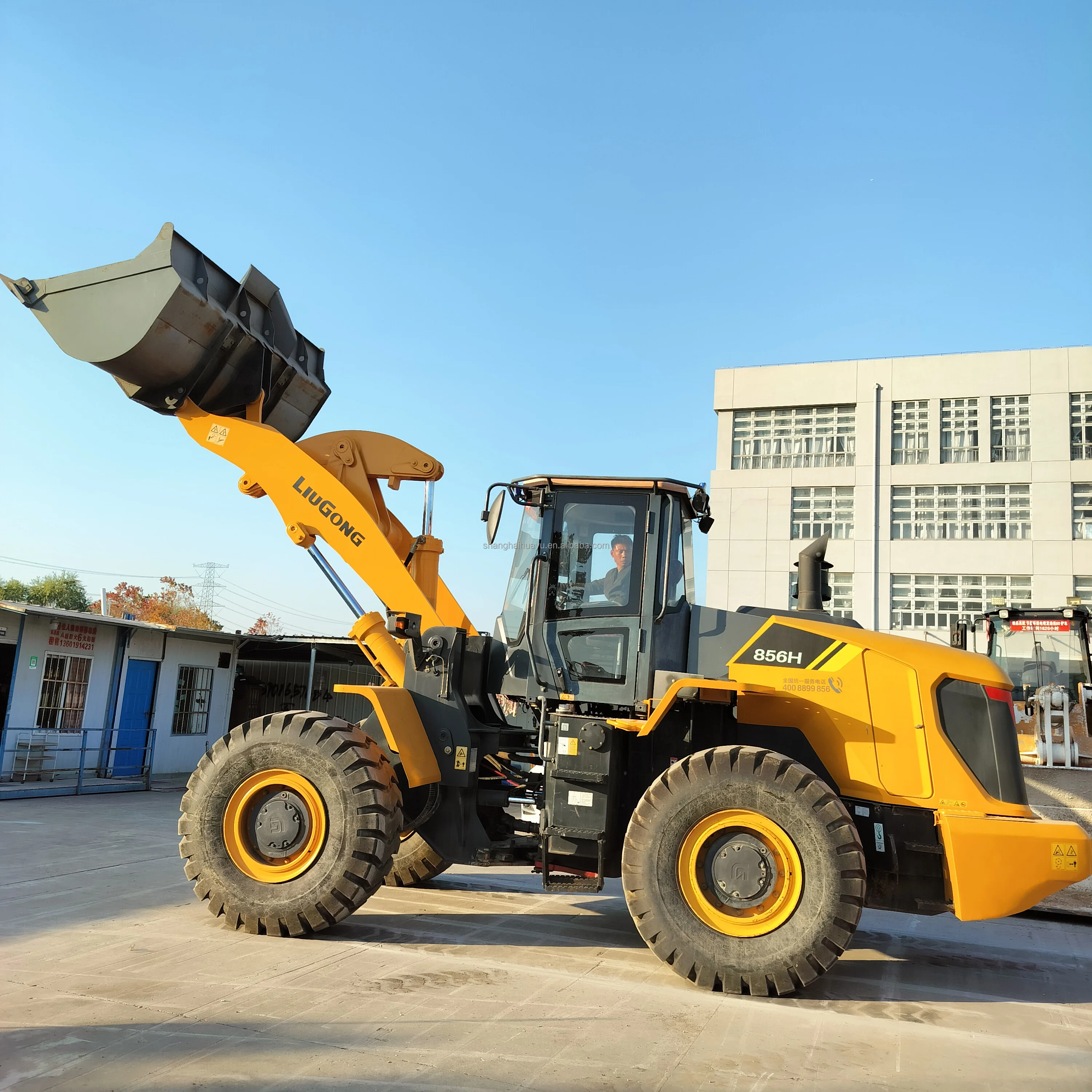 Лидер продаж китайский Подержанный Фронтальный Погрузчик Liugong 856H 856CL 5 тонн китайского большого колесного погрузчика LG856