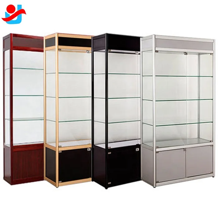 hot sales vitrine showcase for shop quality guarantee full vision display lockable showcase manufacturer super popular RZ