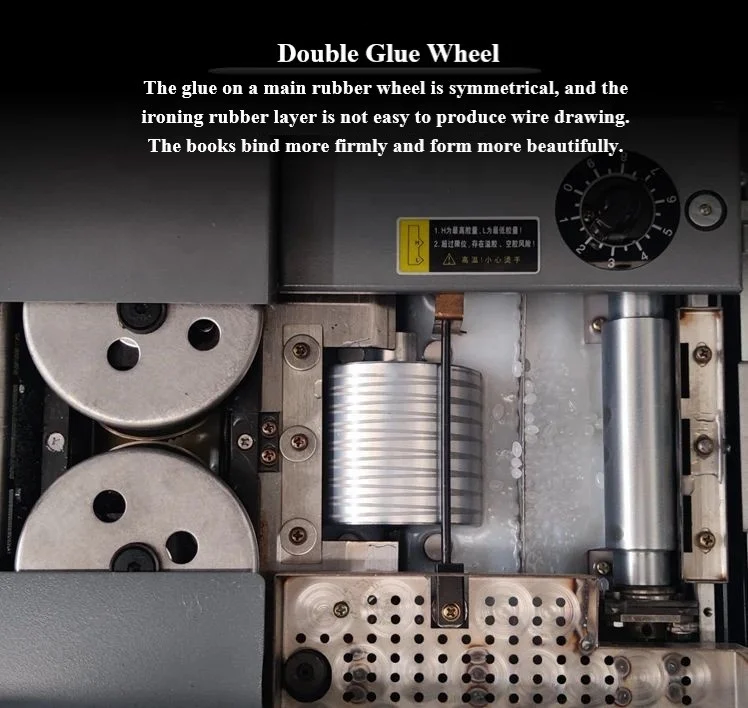 Hot sale thermal glue manual binding machine with high quality