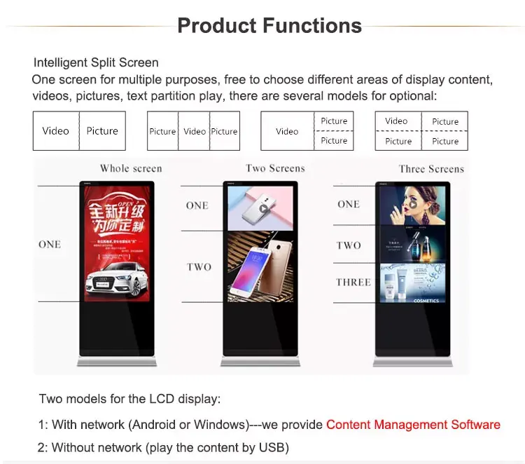 Напольный вертикальный интерактивный цифровой дисплей Totem LCD сенсорные экраны киоск рекламный для рекламы