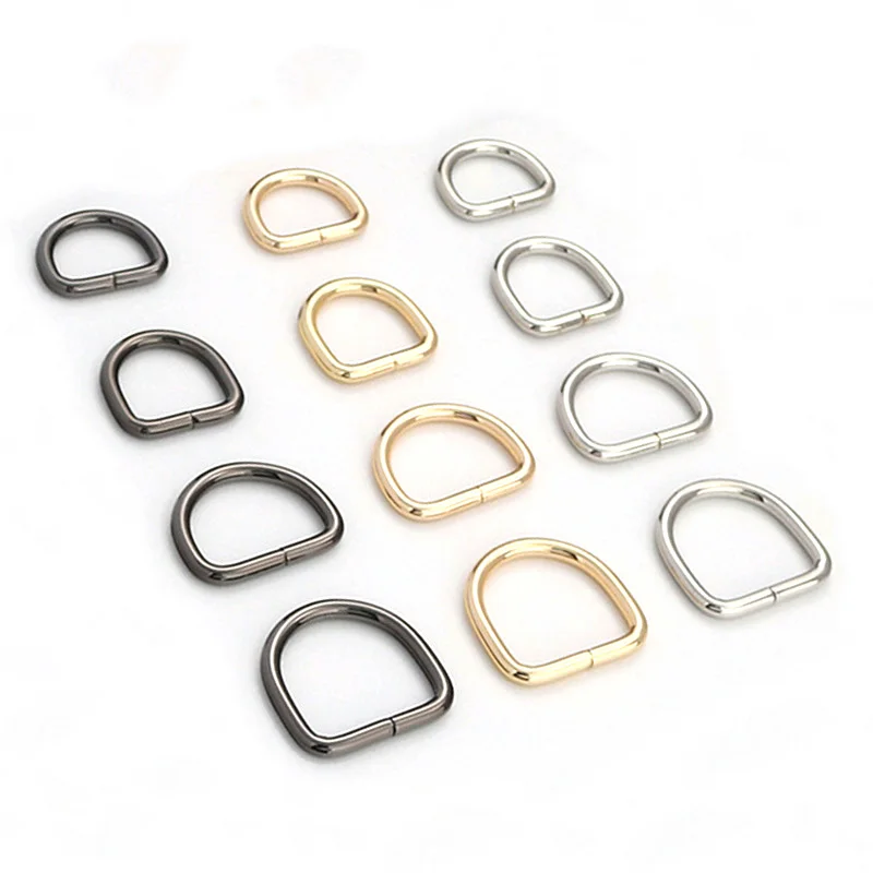 Cheap High Quality Colors Bag D Ring Hardware Metal D Ring Buckle for Handbag