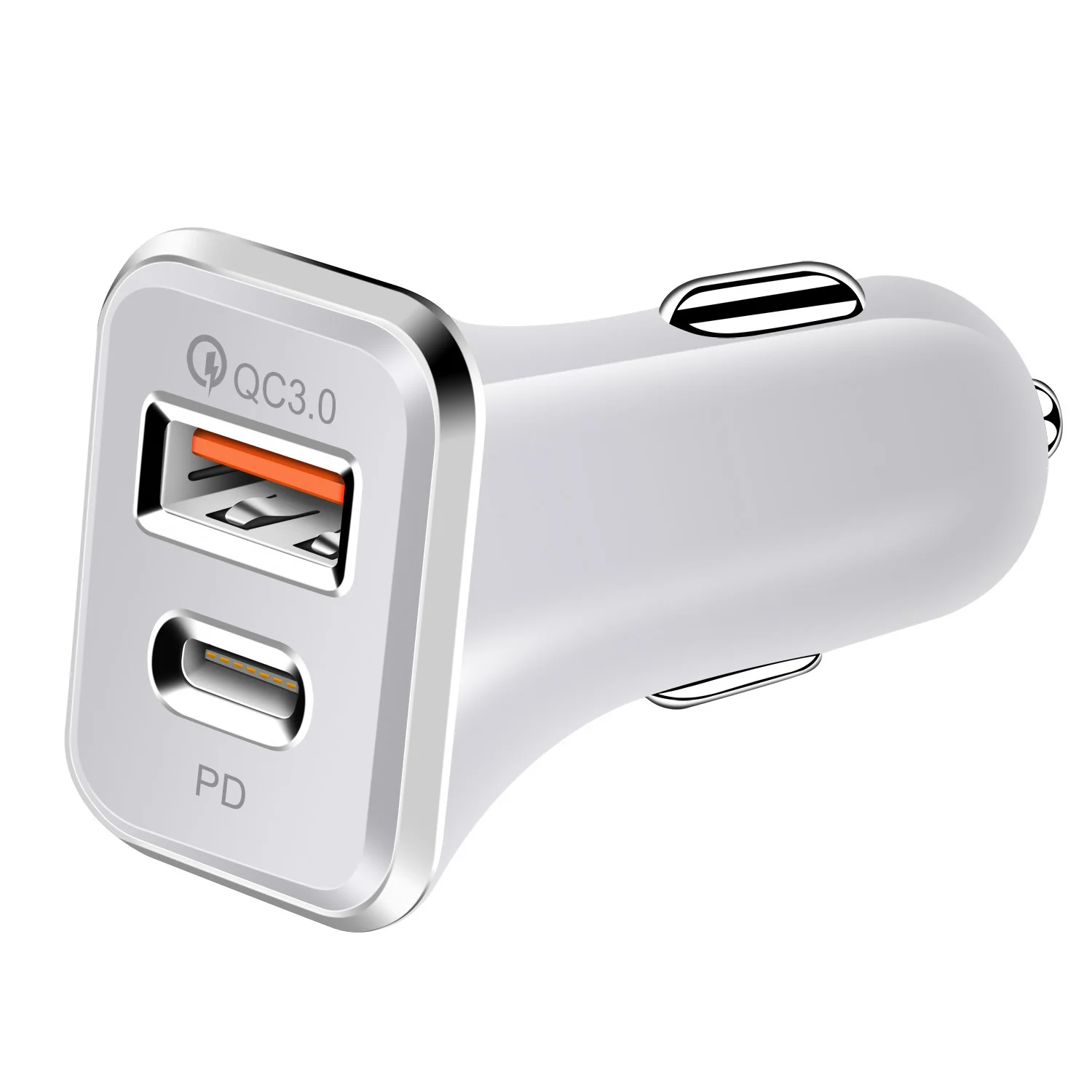 Быстрая зарядка 36 Вт PD 20 Вт с разъемом Usb Type-C двойной порты универсальное автомобильное зарядное устройство электрический адаптер для автомобильного зарядного устройства 12v 24v портативный ноутбук адаптер для быстрого автомобильного зарядного устр