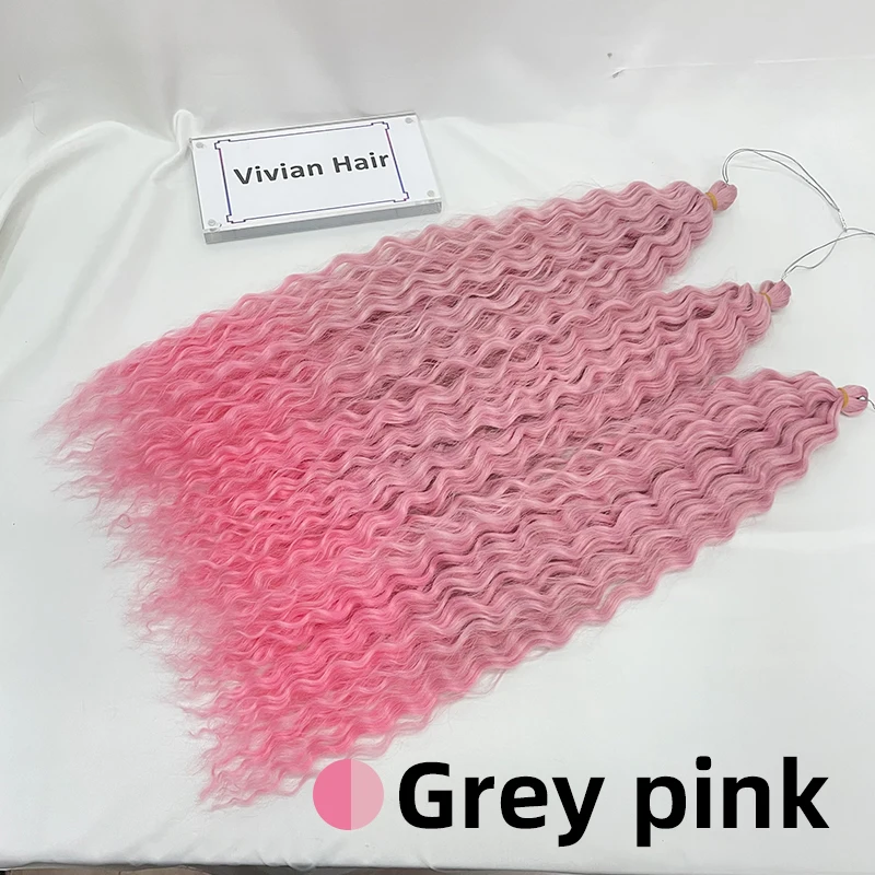 Wholesale Hot Selling  24inch 100g Ariel Curl Bulk Hair Jessica curl crochet Braid hair Ariel curly ruso hair crochet kinky curl