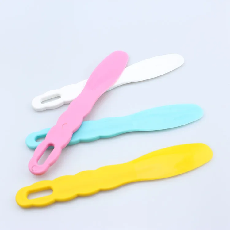 Disposable dental laboratory plastic mixing spatula plaster shaker in 4 colors