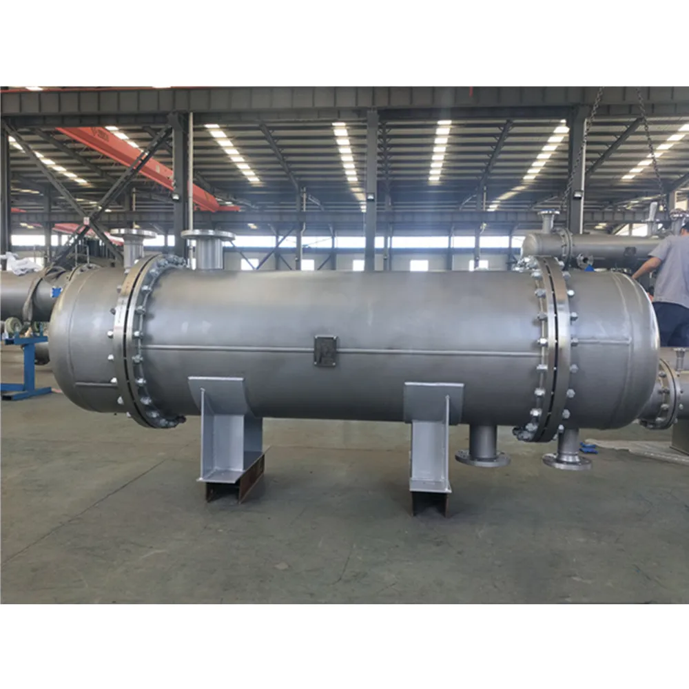 Evaporative Cooling Condenser Hydraulic Shell And Tube Heat Exchanger For Heat Pump