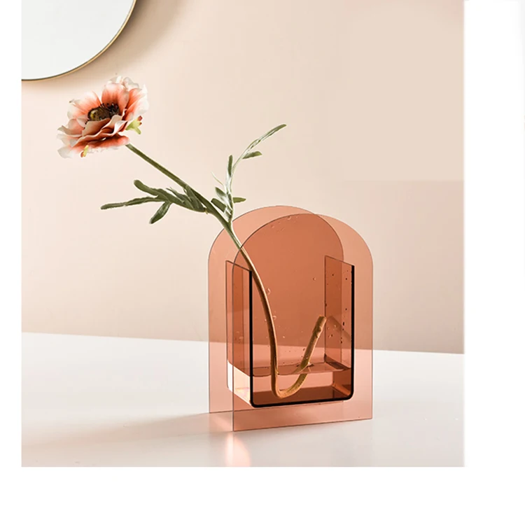 
A&C Customized Home Decoration Acrylic Flower Vase 
