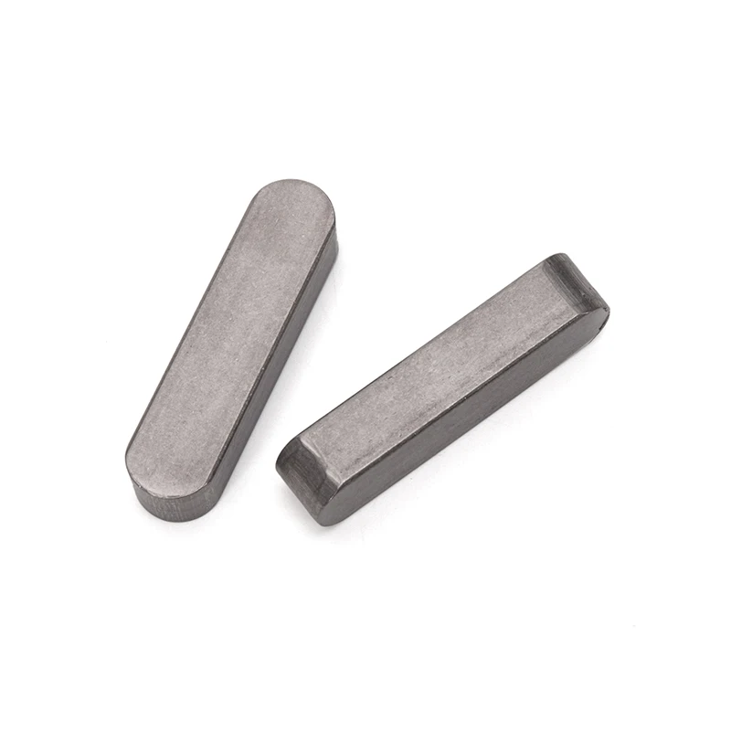 China Factory SUS304 Stainless Steel Flat Key Pin Rounded Square Key Horizontal Pin 6 8 10 12 Length