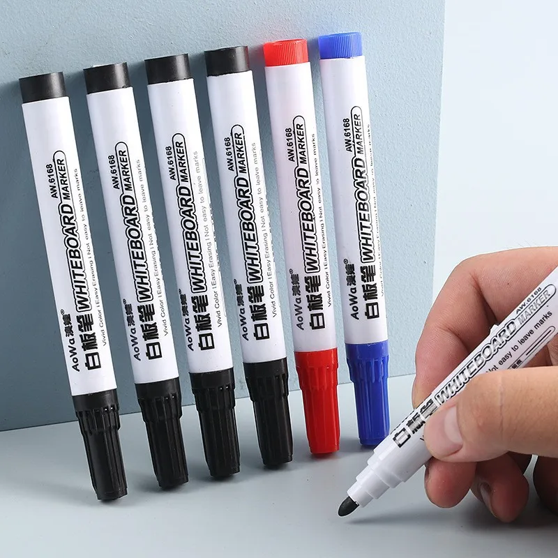 Eco-friendly Dry Erase Large Quantity White Board Pen For School&office Functional Waterproof Whiteboard Marker Pen Set