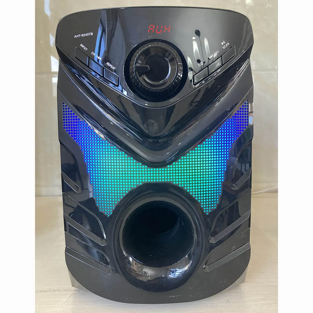 Full range sound with RGB light woofer speakers home theater wooden speakers kits High Quality 3.1 Home Theater Speaker