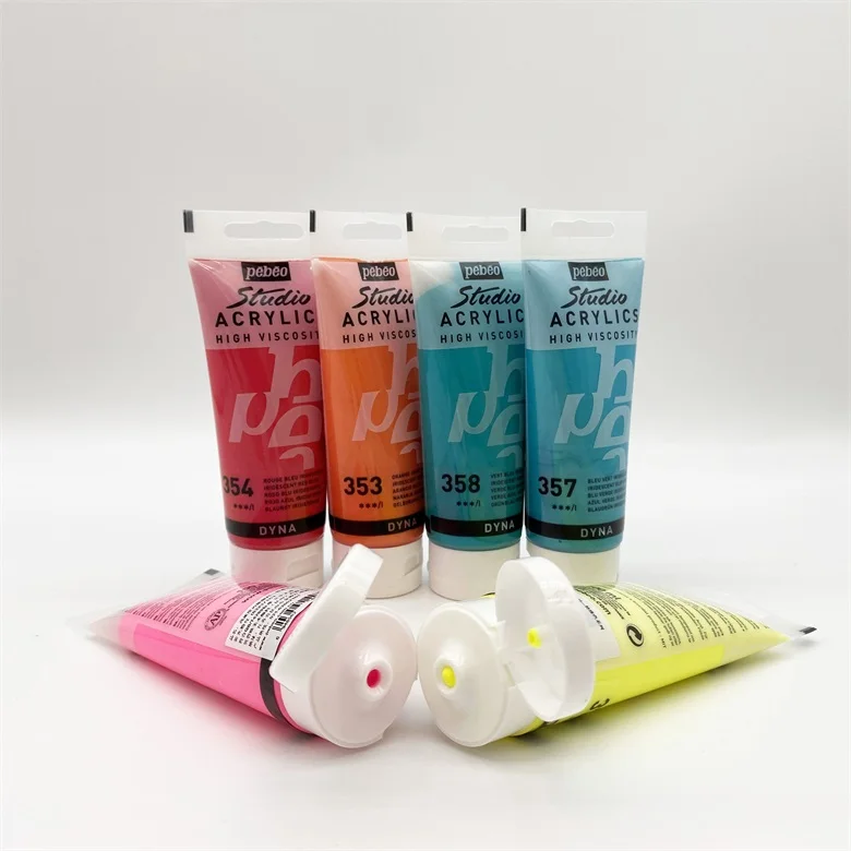 Top Selling 10 Special Colors 100ml Acrylic Paints Bright Acrylic Pigment