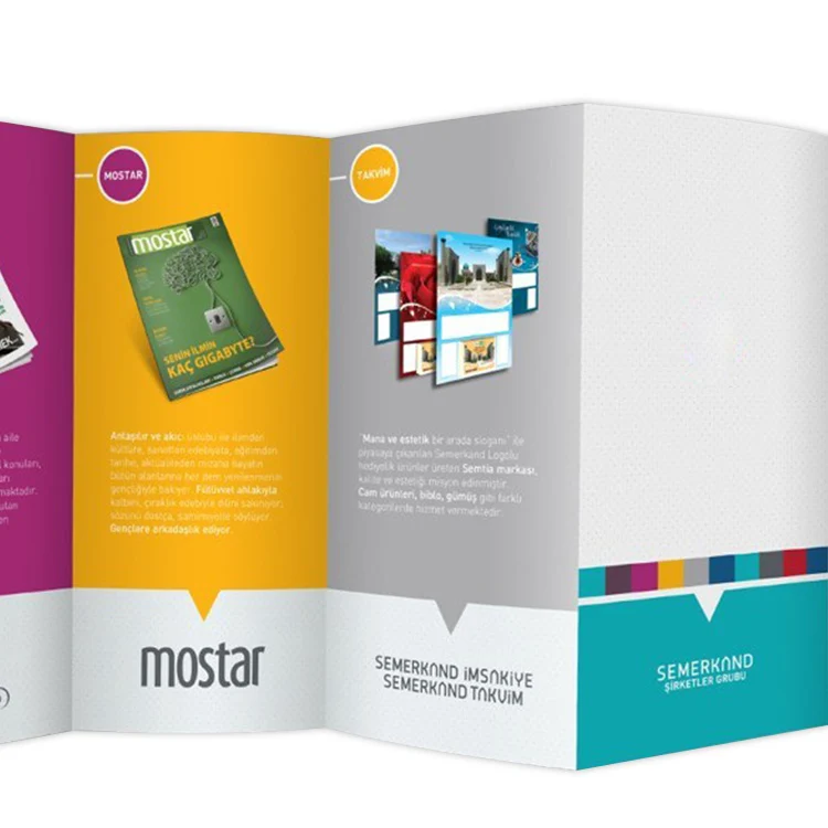 Wholesale High Quality Custom A4 Printing Catalog Flyers Leaflet