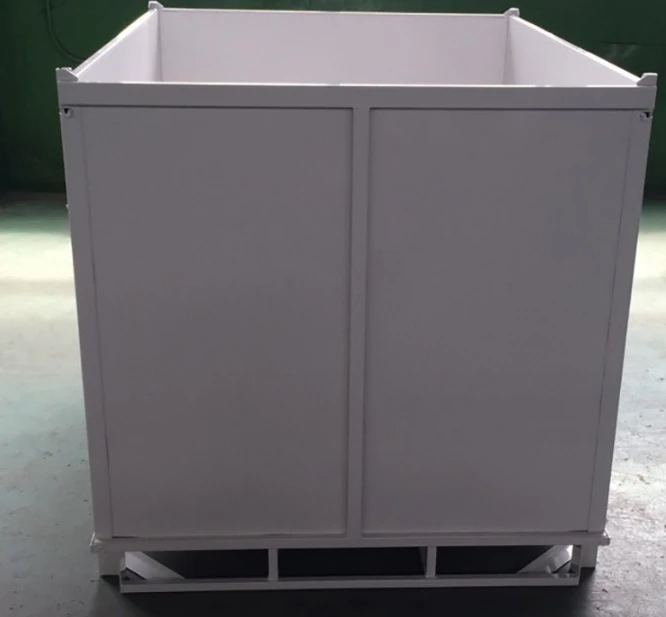 Packaging For Petrochemical Plastics Customized Foldable Metal Crate Durable Industrial  Liquid IBC Bulk Pallet Box For Chemical