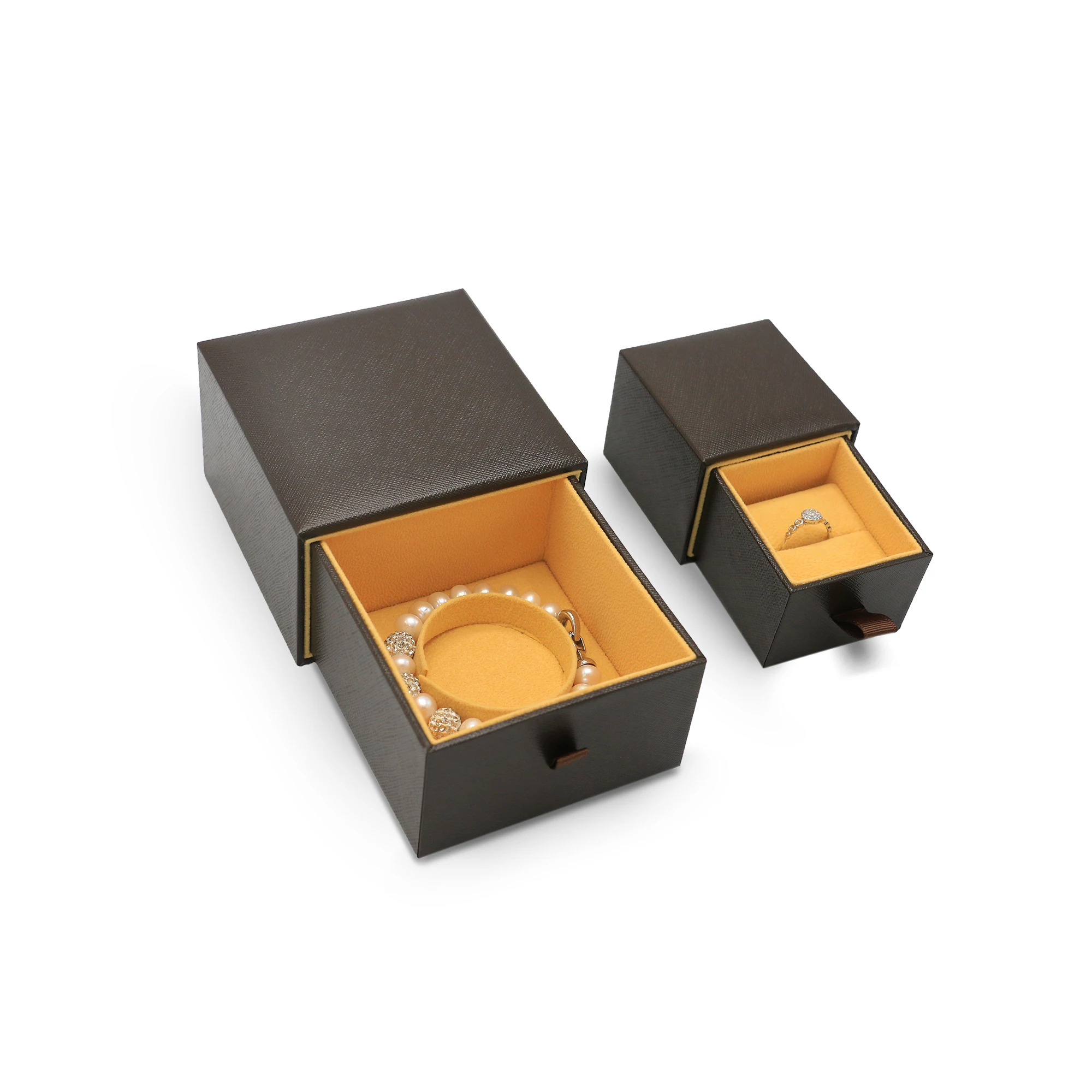 Factory direct supply wholesale custom Paper jewelry drawer box bangle box paper packaging