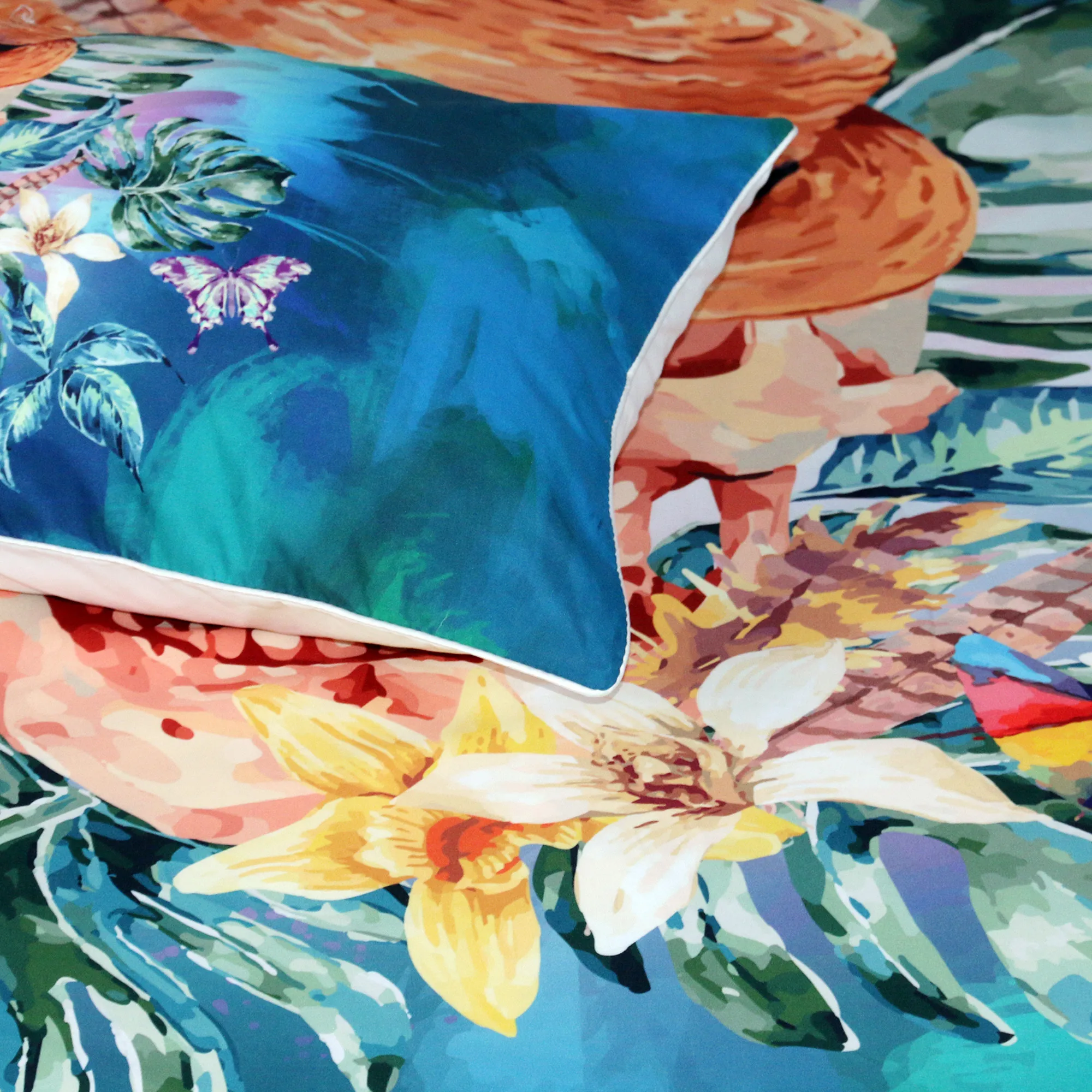 3 piece skull type skeleton duvet cover bed sheets 3D single bedding set king size