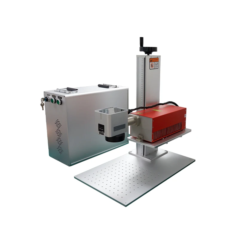 Portable 3d 20w 30w 50w 60w 80w 100w Jpt Raycus Mopa M7 Engraver Rotary Fiber Laser Engraving Marking Machine For Guns Jewelry