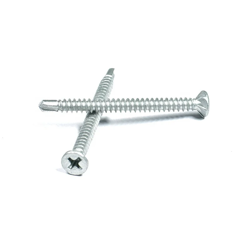 Popular SDC1 Hanjie Factory Direct Supply High Quality  Steel Crosss Drive CSK Head Self Drilling Screws