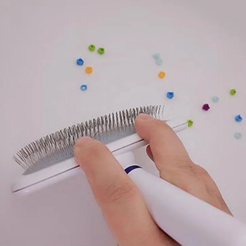 Ly 2022 Pet Grooming Brush Hair Removal Comb Supplies Products Shop Online Pet Comb Slicker Brush Self Cleaning Pet Brush
