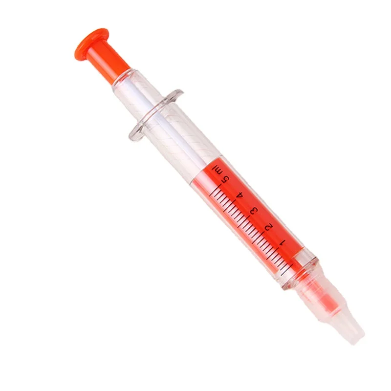 Novelty Syringe shape highlighter needle tube shape highlighter Doodle marker