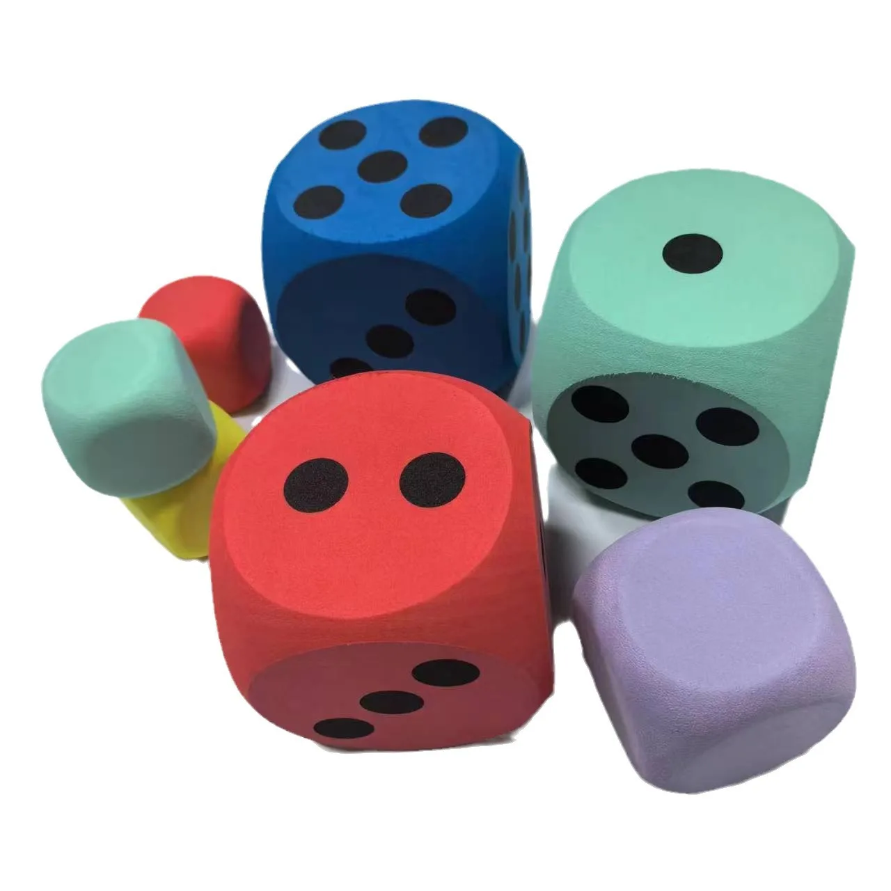 Large Sponge Dice Giant PU Foam Dot Dice