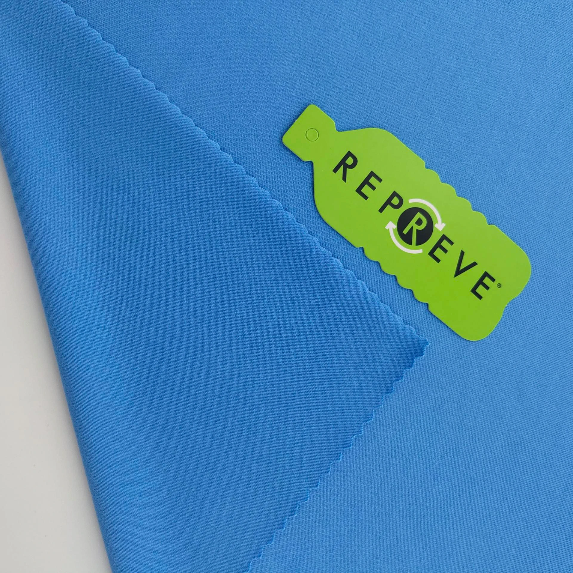GRS Certified Environment Friendly Recycled Polyester Fabric Plastic Bottle Stretch Spandex Recycled Fabrics