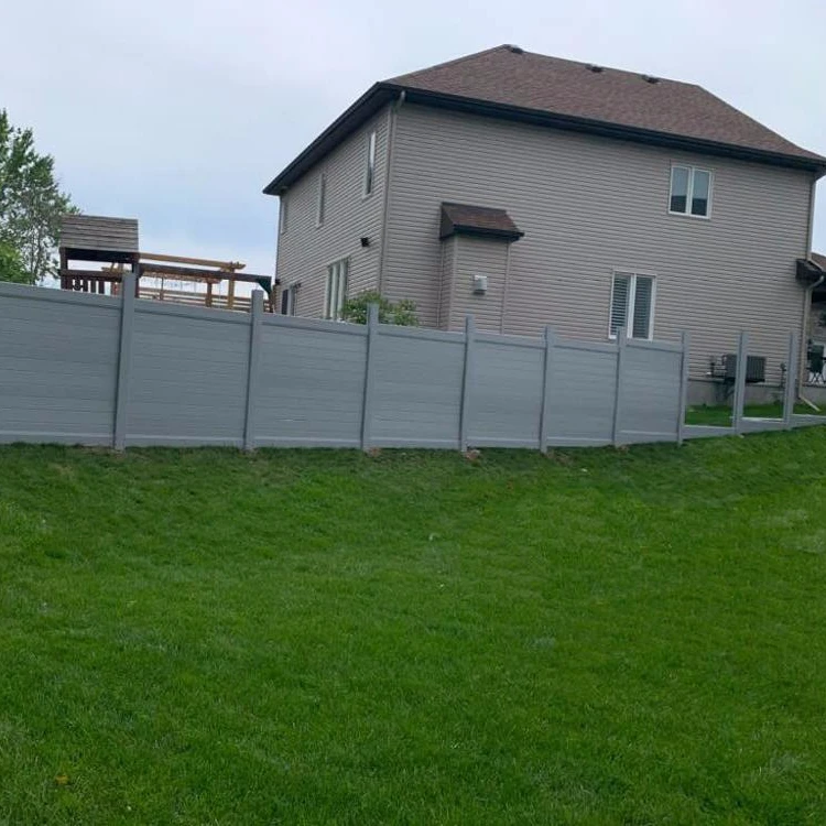 Plastic Pvc Vinyl Flat PVC Privacy Anti-Climb Cottage Fence, Pvc Privacy Screen