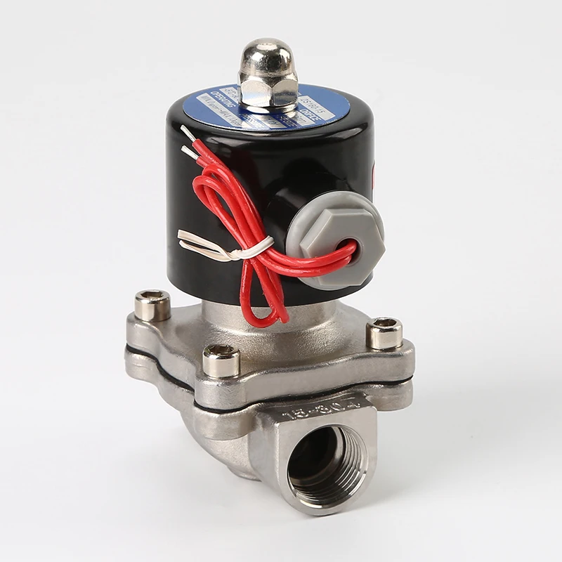 Top fashion water parker 220v ac hydraulic 12v 3 way solenoid valve DC 24V solenoid valve stainless steel