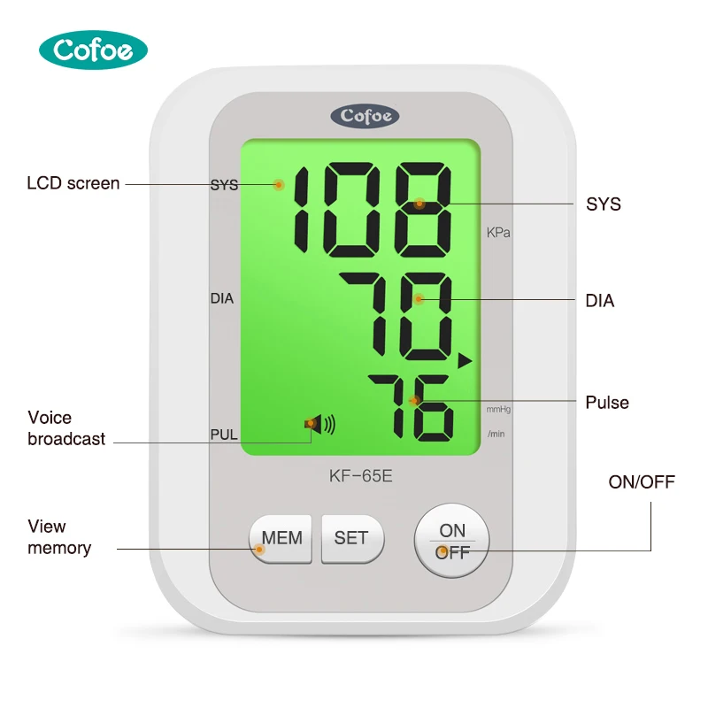 Digital BP Monitor Automatic Sphygmomanometer Blood Pressure Monitor For Home Use