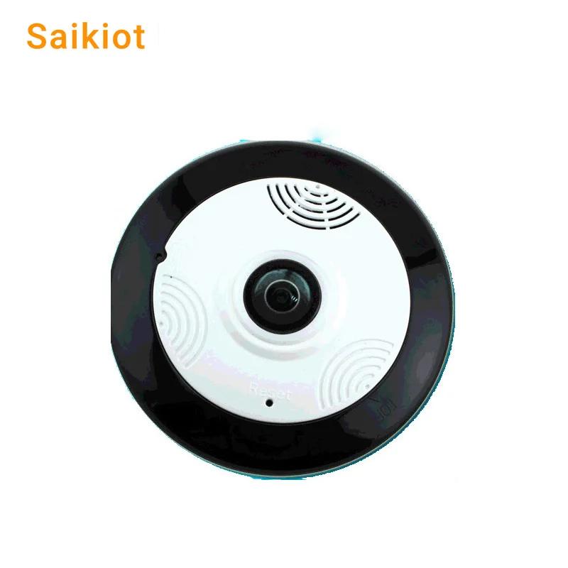Saikiot Tuya Wireless IP Fisheye Camera Security WIFI 180 Degree Home Security CCTV Network IP Camera Panoramic Fisheye Camera