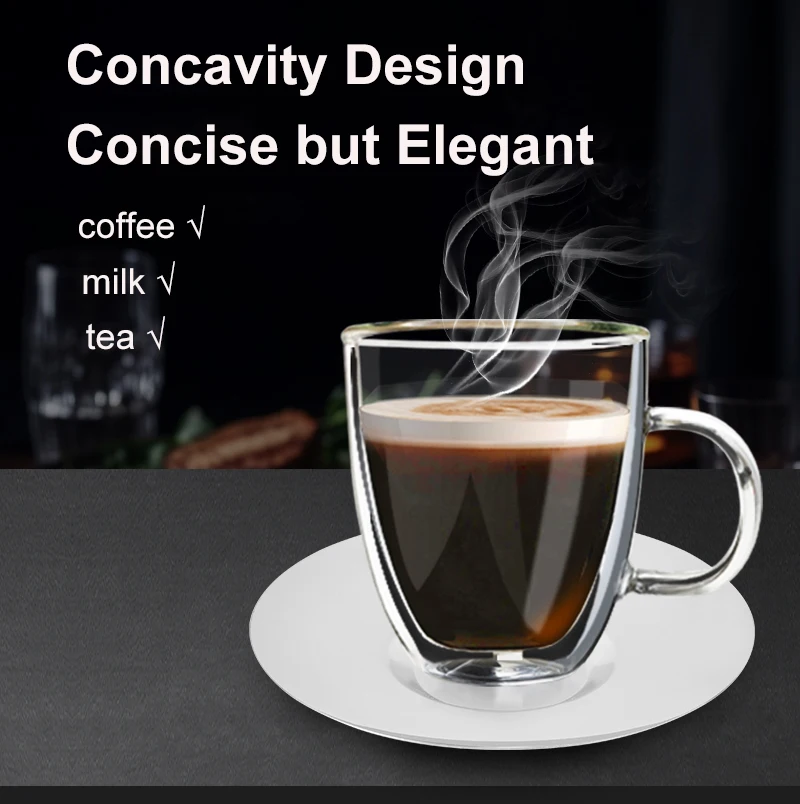Nordic Home Decoration Dinning Mirror Polishing Stainless Steel Latte Milk Cup Serving Coffee Cake Dessert Plate