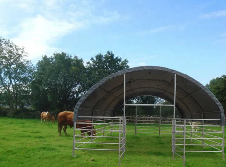 Fabric Cattle Hutch , multi-purpose shelter