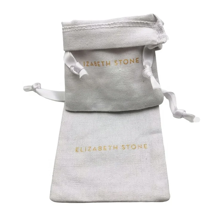 
Wholesale Environmental Protection Drawstring Cotton Canvas Bag Plain Cotton Canvas Pouch 