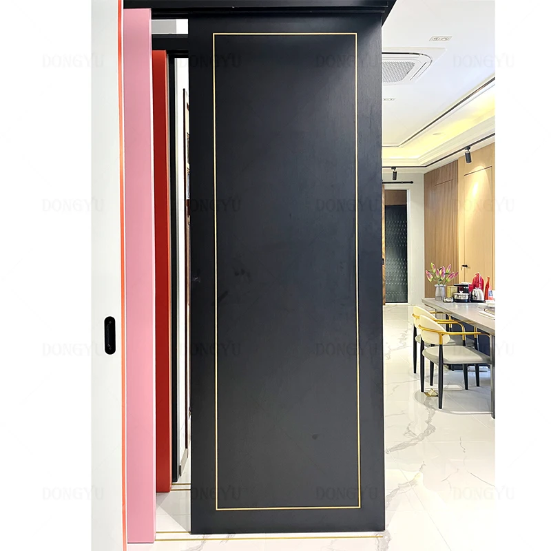 Dongyu fast delivery latest design room interior wood doors home wood slab door custom MDF wood door