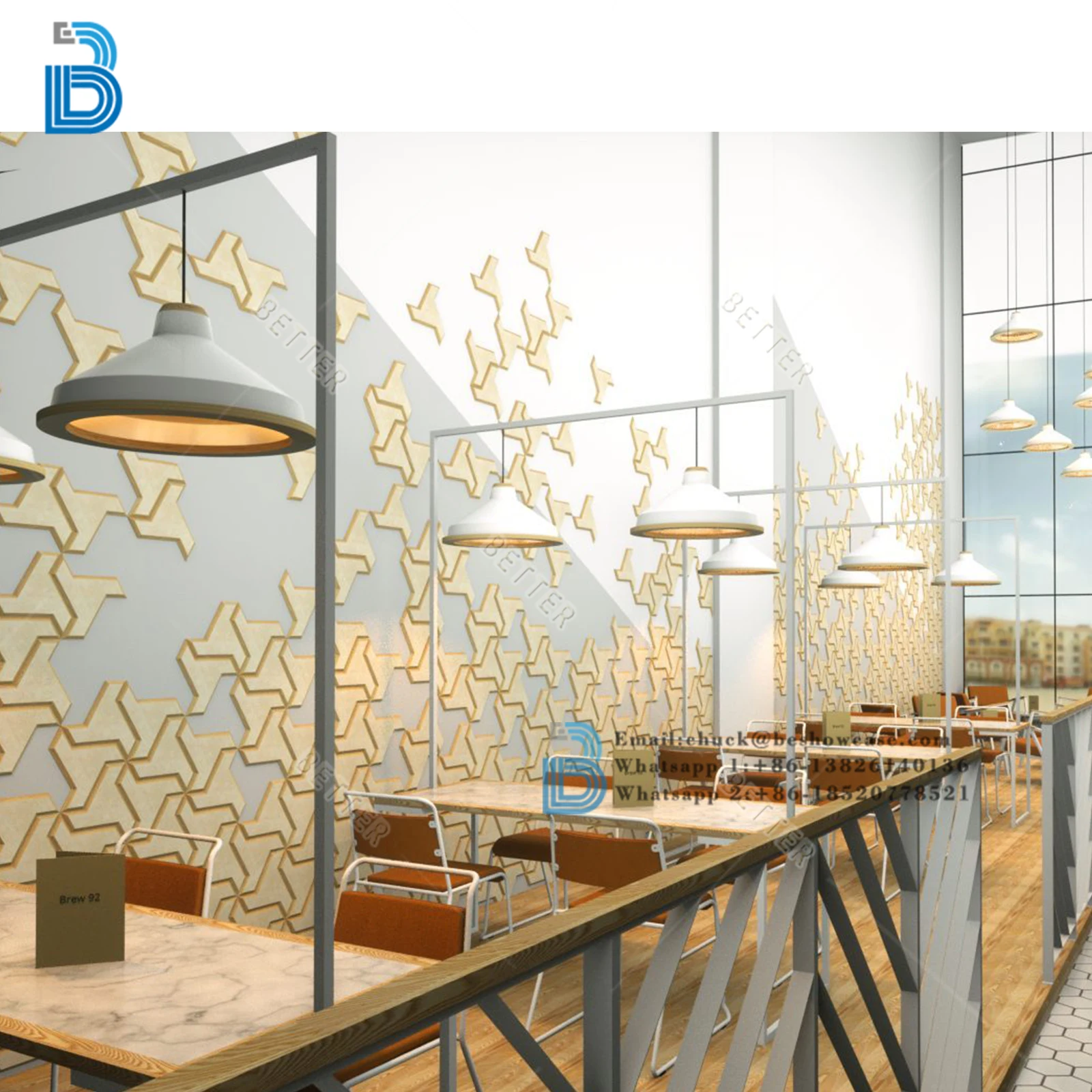 Custom coffee kiosk with counter and mall indoor fruit juice bar ice cream kiosk