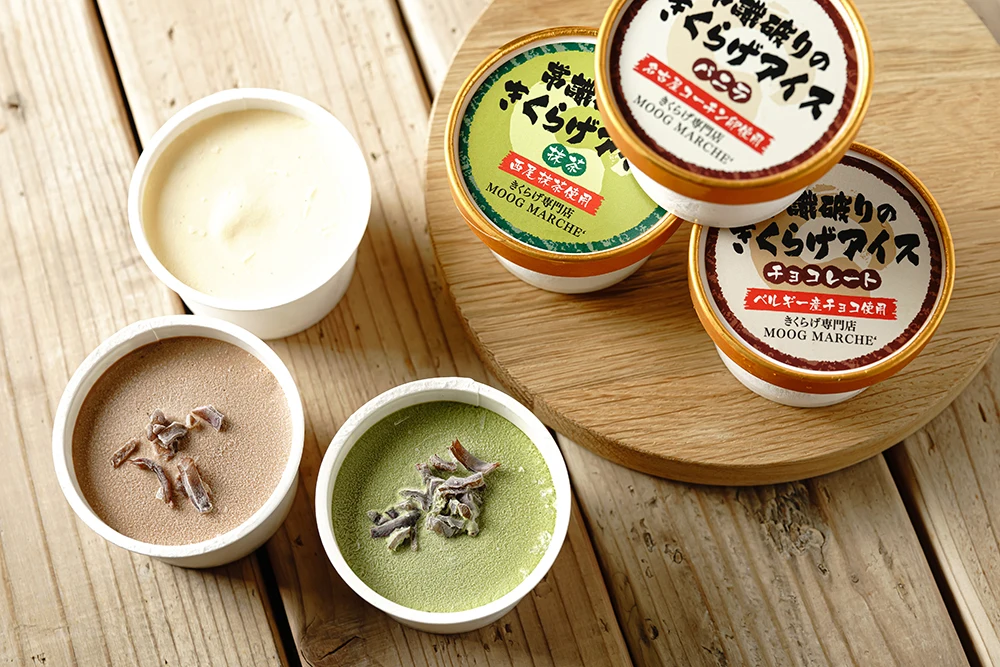 Vitamin D dietary fiber wood ear making packing hard ice cream