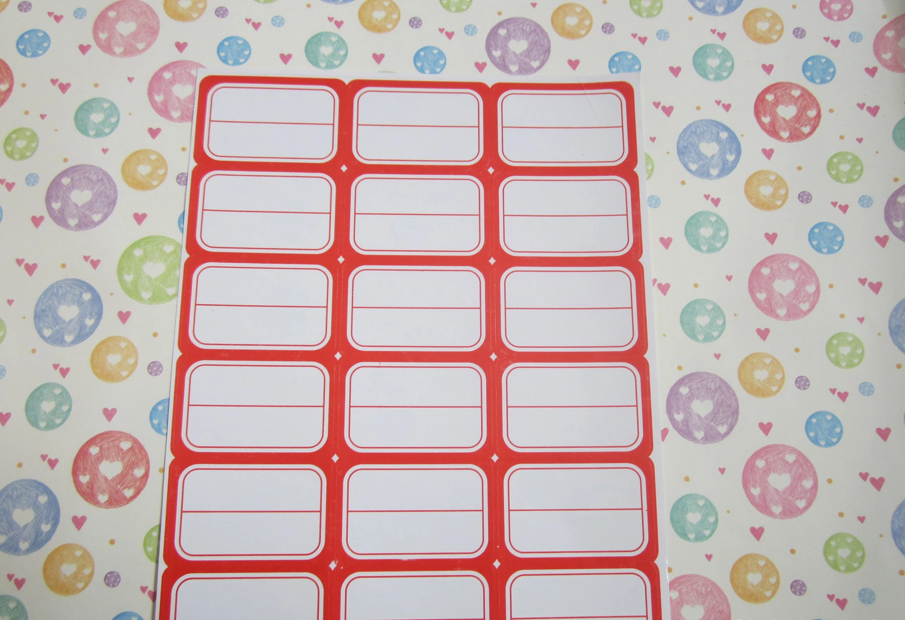 Customized Waterproof Vinyl Adhesive Stickers Various Shapes and Colors