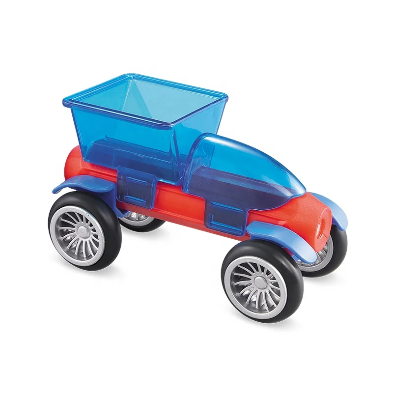 
hot sale assemble magnetic blocks building trace car for kids 